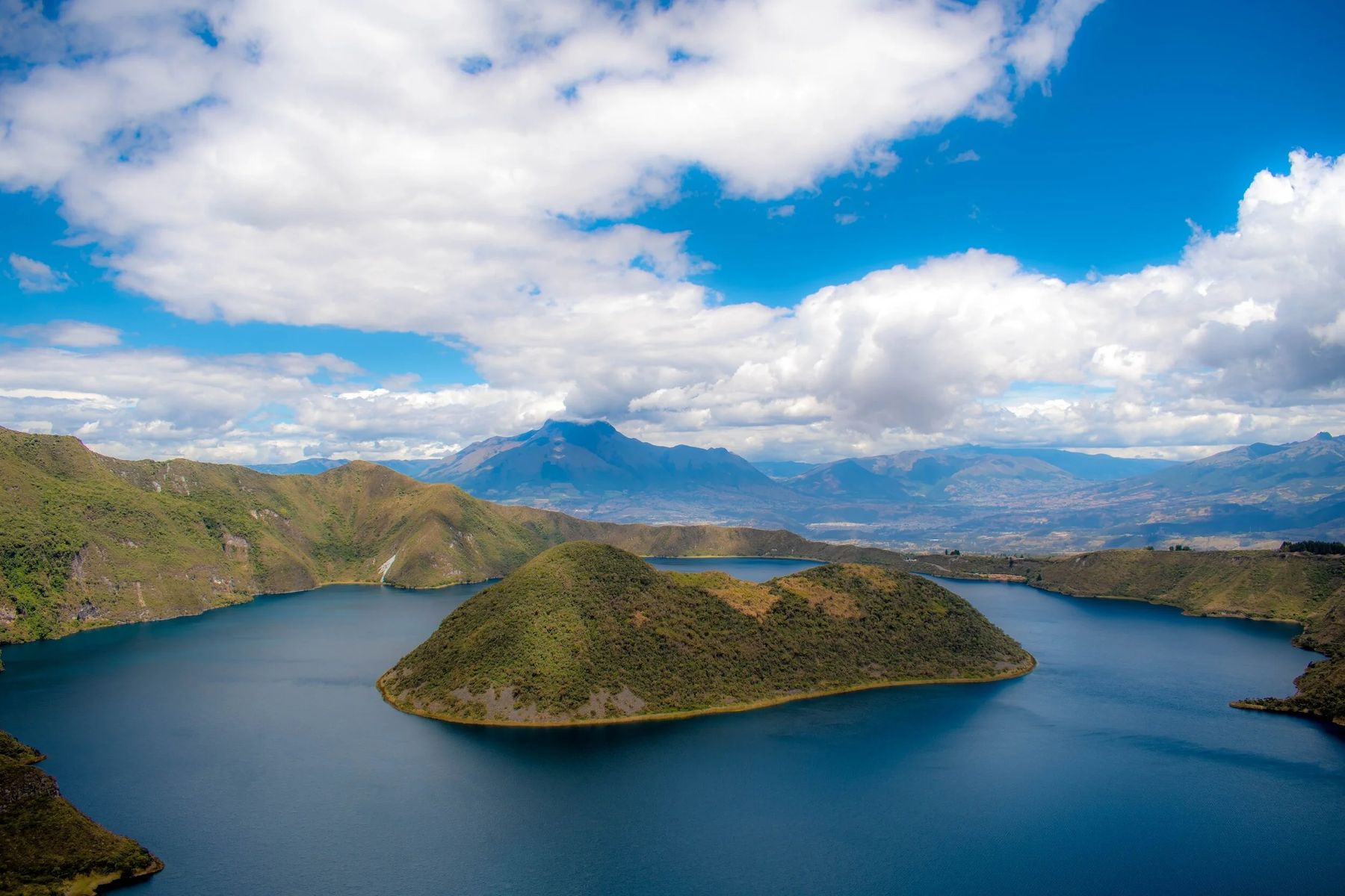 Paisaje andino de Baños, Ecuador